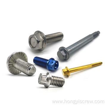 Titanium Flange Hex Bolts With Flange